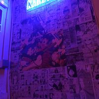 Manga wall. at Modoki Funky Roll in Barcelona