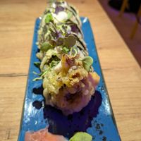 Tempura roll at Modoki Funky Roll in Barcelona