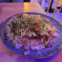 Osaka okonomiyaki at Modoki Funky Roll in Barcelona
