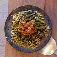 Osaka Okonomiyaki € 12,50 at Modoki Funky Roll in Barcelona