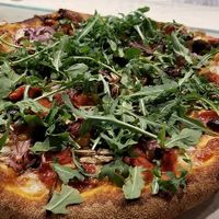 Vegan 2008 pizza at Angelo's Brick Oven Pizzeria in Wildomar