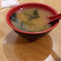 Miso soup with tofu and algae at Sakura in Tenerife