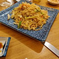 Vegetable noodles at Sakura in Tenerife