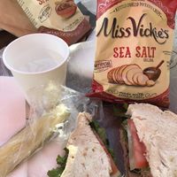 The 5 Grain High Fiber Wheat is 100% Plant-Based but not vegan, as it contains bee vomit. Go with the 100% vegan sourdough bread instead!  at Great Harvest Bread Company in Ogden