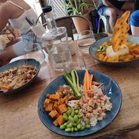 Buddha bowls at The Vegan Shack in Panama City