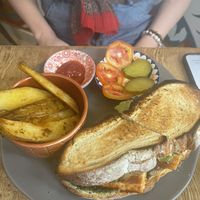 BBQ Tofu Sandwhich  at The Vegan Shack in Panama City