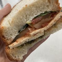 Tofu sandwich   at The Vegan Shack in Panama City