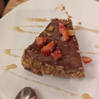 Peanut butter chocolate pie at The Vegan Shack in Panama City