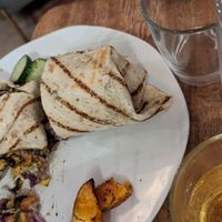 Breakfast burrito at The Vegan Shack in Panama City