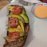 Avocado toast at The Vegan Shack in Panama City