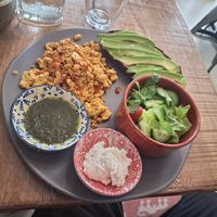 Scramble Jamble platter at The Vegan Shack in Panama City