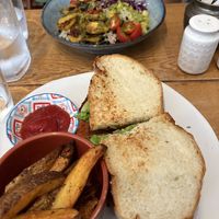 TLT Sandwich and Abundance bowl  at The Vegan Shack in Panama City