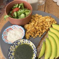Scramble jamble platter   at The Vegan Shack in Panama City