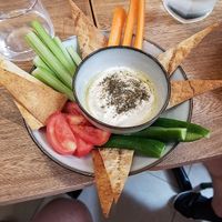 Hummus Dip at The Vegan Shack in Panama City