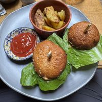 Burger. Nice    at The Vegan Shack in Panama City