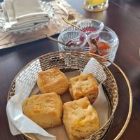Scones were sublime especially with the chocolate spread at Bangkok Trading Post Bistro & Bar in Bangkok