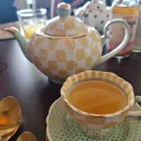 Choice of blended teas at Bangkok Trading Post Bistro & Bar in Bangkok