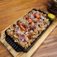 Sisig at Cosmic Siargao in Siargao