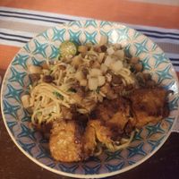 Peanut noodles #Veganuary at Cosmic Siargao in Siargao