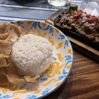 Tofu skin Chicharon and Sisig w/ Barnet Toppings   at Cosmic Siargao in Siargao