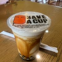 Brown sugar bubble tea at ZenV Garden  in Gloucester