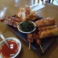 Vegan platter at ZenV Garden  in Gloucester
