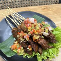 Their signature satay (Sate Magudas)  at Hejo Eatery in Bandung