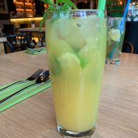 Maracuja Limonade at Vegan Living in Magdeburg