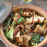 28. Macht richtig satt und ist trotz wenig Schärfe richtig gut 👍 😊  at Vegan Living in Magdeburg