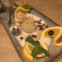 Ice mochi, definitely recommend!! The mango one was my favourite, not too sweet and taste is fresh. The choccy one great for when you’re craving chocolate.  at Vegan Living in Magdeburg