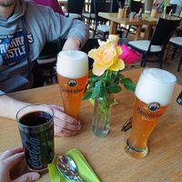 Yummy yummy beer at Vegan Living in Magdeburg