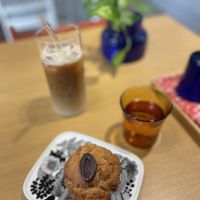 Dark chocolate ginger muffin  at Ffumz - 퓸즈 in Seoul