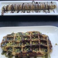  Waffle vegan  at Chocolate Bar Brugge in Bruges