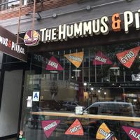 Front at The Hummus & Pita in New York City