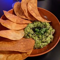 Chips and guacamole at Tellus in Austin