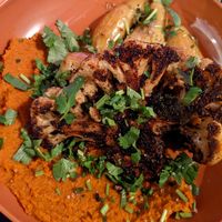 Coffee rubbed cauliflower at Tellus in Austin