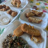 We wanted to eat everything!! at Mother Natures Soul Food Vegan in Lynchburg
