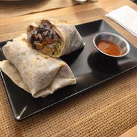 Burrito de seitán at Taquería del Sur in Badajoz