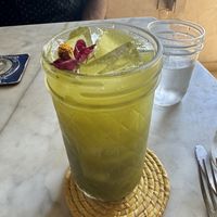 Basil, cucumber, lemonade   at Verde Mesa in San Juan