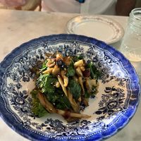 Daily special - oyster and lions mane mushrooms  at Verde Mesa in San Juan