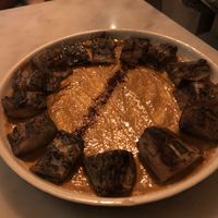 Eggplant appetizer  at Verde Mesa in San Juan