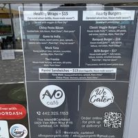   at AVO Cafe in Carlsbad