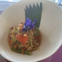 Papaya salad  at Aroi Makmak Thai Station in San Juan Siquijor