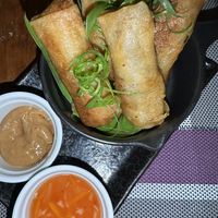 Spring rolls   at Aroi Makmak Thai Station in San Juan Siquijor