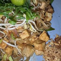 Vegan pad Thai   at Aroi Makmak Thai Station in San Juan Siquijor