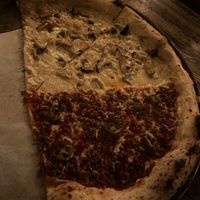 Kräuterseitlinge and Falcos hottest #Veganuary at FALCO'SLICE in Berlin