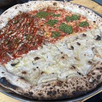 3 types of pie. All sooo good. Mushroom was my favorite    at FALCO'SLICE in Berlin