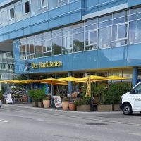 outside at Der Marktladen in Tubingen