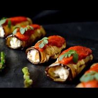 Friday October 7th Canelloni eggplants at Tazon de Barro in Guanajuato