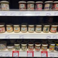 Bread spreads  at Vitalia Reformhaus in Tubingen